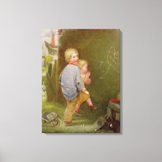 Slagen van Genius Canvas Afdruk (Voorkant)
