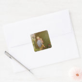 Slagen van Genius Vierkante Sticker (Envelop)