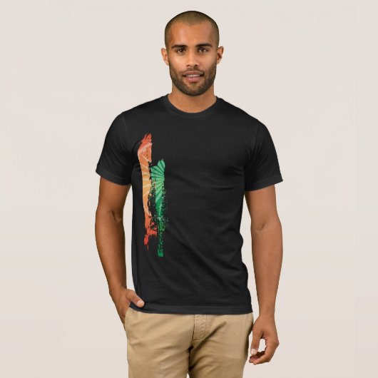 Slagen van India M T-shirt (Voorkant volledig)