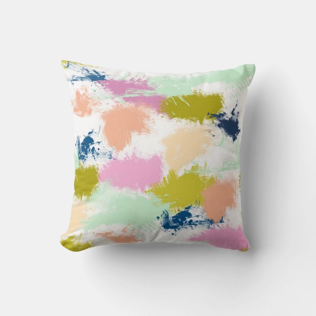 Slagen, verven kussen (Voorkant)