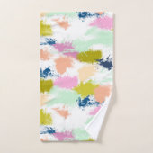 Slagen, verven, olieverf bad handdoek (Handdoek)