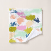 Slagen, verven, olieverf bad handdoek (Wasdoekje)