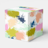 Slagen, verven, olieverf bedankdoosjes (Achterkant)