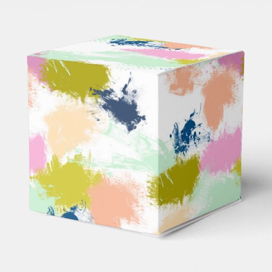 Slagen, verven, olieverf bedankdoosjes (Achterkant)