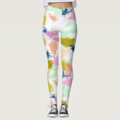 Slagen, verven, olieverf leggings (Voorkant)