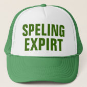 Slagend Expirt Trucker Hat Trucker Pet (Voorkant)
