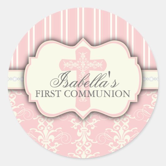  slager voor de eerste communiqué ronde sticker (Voorkant)