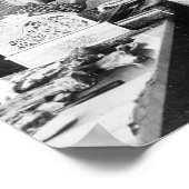 Slagerij, 1895. Oude foto Poster (Hoek)