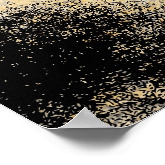 slagerij kunst druk varkensvarkensvlek jager poster (Hoek)