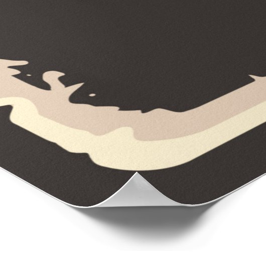  slagerij met een coole retro poster (Hoek)