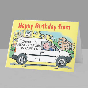 Slagerij met naam op Company Van Kaart