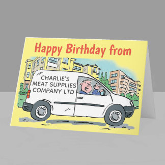 Slagerij met naam op Company Van Kaart