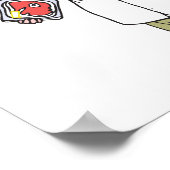 slagerij-vrouw poster (Hoek)