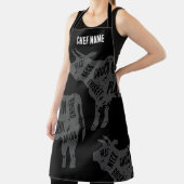 Slagerijrundvlees snijdt BBQ schort voor vleeslief (Insitu)