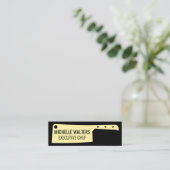 Slagers Cleaver Mes Mini Visitekaartje (Staand voorkant)