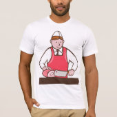 Slagers T-Shirt voor Mannen (Voorkant)