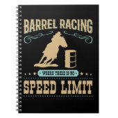 Slagerscheuren zonder snelheidsbeperking notitieboek (Voorkant)