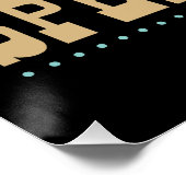 Slagerscheuren zonder snelheidsbeperking perfect poster (Hoek)