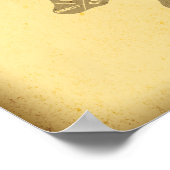 slagerslijst van varkensvarkensvarkensvarkenssned poster (Hoek)