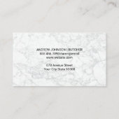 slagersmes | Snijrundgrafiek Visitekaartje (Achterkant)