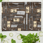 slagersmessen theedoek (Gevouwen)