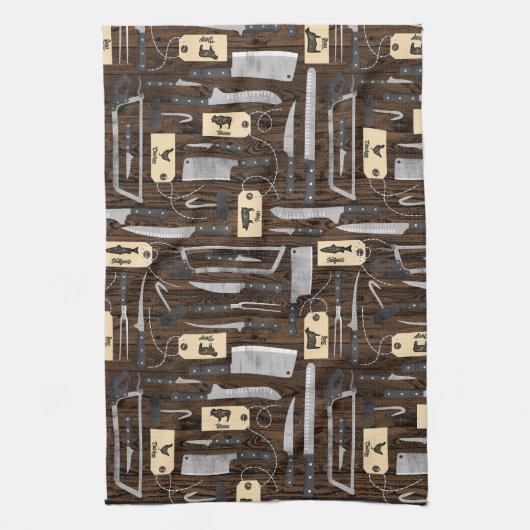 slagersmessen theedoek (Verticaal)