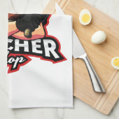 Slagersverrukking Schort - Culinair Artistry Theedoek (Quarter Fold)