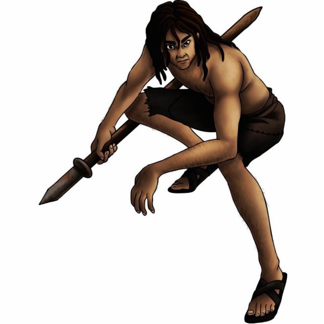 Slagfiguur Staand Fotobeeldje (Voorkant)