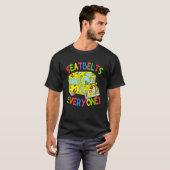 Slaggordels iedereen Funny School Bus Driver Pri T-shirt (Voorkant volledig)