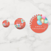 Slaggroep van de 2023-gradatietabel confetti (Achterkanten)