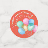 Slaggroep van de 2023-gradatietabel confetti (Kleine voorkant)