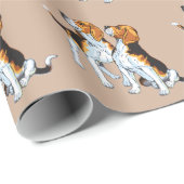 slaghond cadeaupapier (Rol Hoek)