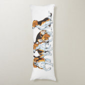 slaghond lichaamskussen (Voorkant Verticaal)