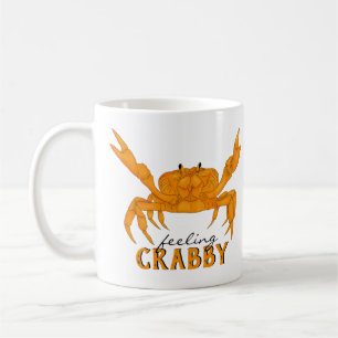Slagkrabby, oranje krab koffiemok