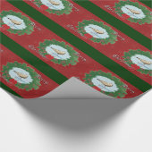 Slagmeeuw Kerst - Verpakkingspapier Cadeaupapier (Hoek)