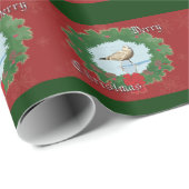 Slagmeeuw Kerst - Verpakkingspapier Cadeaupapier (Rol Hoek)