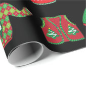 Slagpapier voor kerstfeestdagen, Ugly Sweater-fees Cadeaupapier (Rol Hoek)