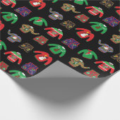 Slagpapier voor kerstfeestdagen, Ugly Sweater-fees Cadeaupapier (Hoek)