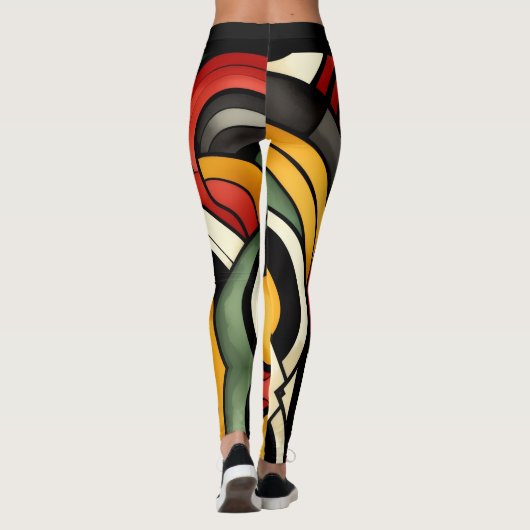 Slagrhythmen Leggings (Achterkant)