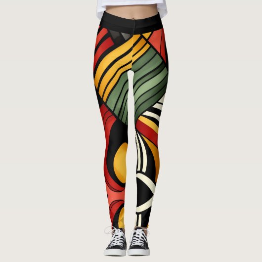 Slagrhythmen Leggings (Voorkant)