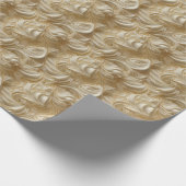 Slagroom textuur cadeaupapier (Hoek)