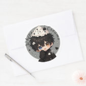 Slagroomherinneringen Ronde Sticker (Envelop)