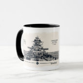 Slagschip Bismarck Mok (Voorkant links)