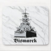 Slagschip Bismarck Muismat (Voorkant)