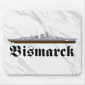 Slagschip Bismarck Muismat (Voorkant)