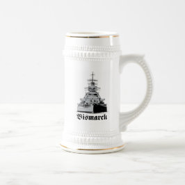Slagschip Bismarck Stein Bierpul
