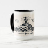 Slagschip Deutschland mok (Voorkant links)