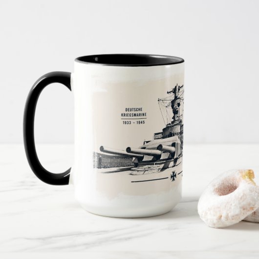 Slagschip Deutschland mok (Met donut)