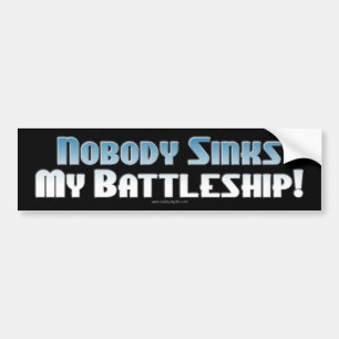 slagschip: Het spel... Bumpersticker