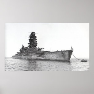 slagschip Nagato Poster